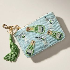 Anthropologie Icon Coin Purse Color Sky. NEW WITH TAGS
